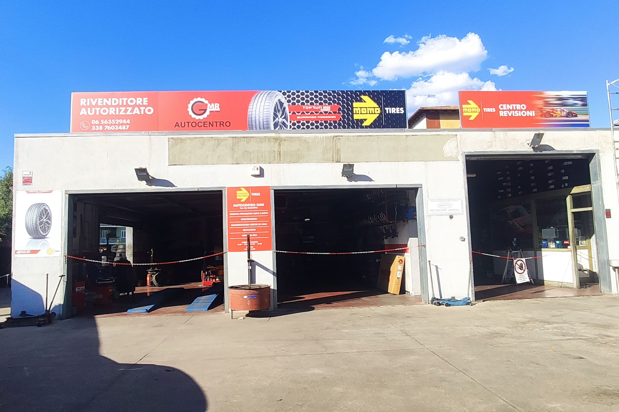 Autocentro GMR, MOMO Team a Ostia Antica (RM)