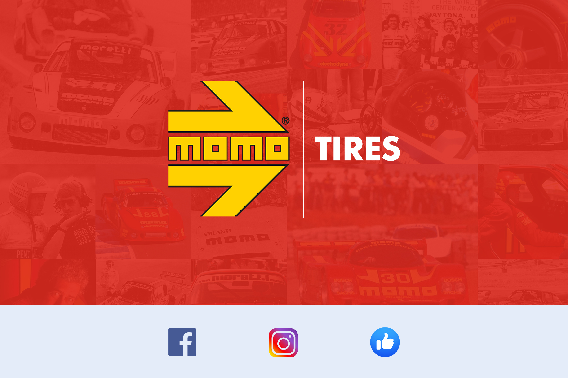 The new MOMO Tires Facebook and Instagram profiles have been inaugurated