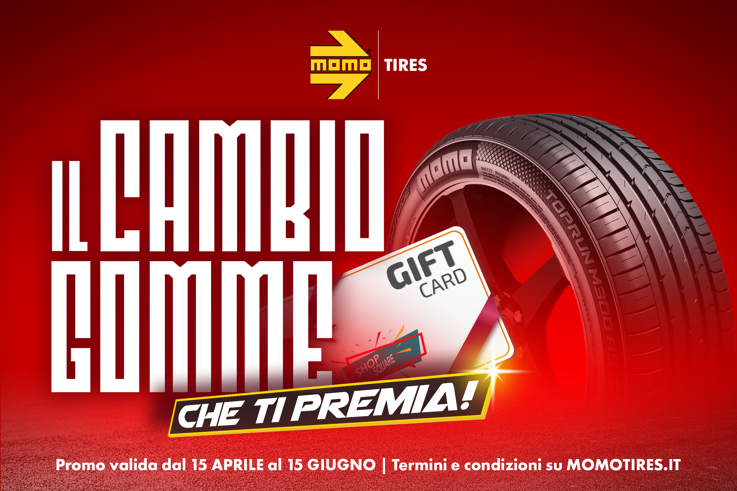 SELL-OUT MOMO TIRES - CAMBIO GOMME ESTIVO 2024 - TERMINI E CONDIZIONI